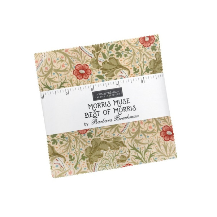 Morris Muse Charm Square | William Morris  Barbara Brackman