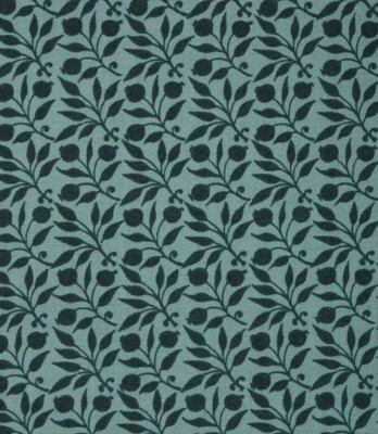 Rosehip in Teal | Granada by Morris & Co | per 10cm
