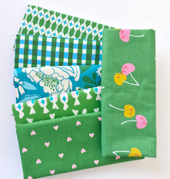 The Grass is Greener Fat Eighth Bundle | 6pcs