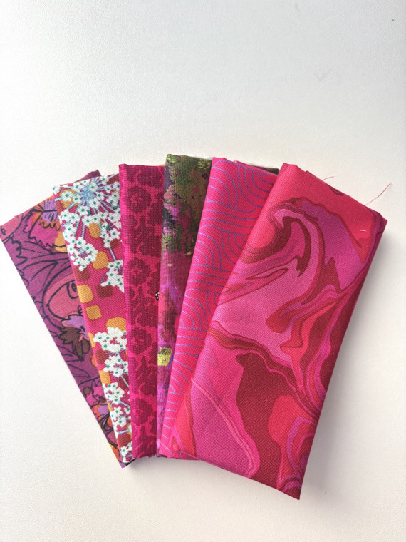 Wild Fuchsia Fat Eighth Bundle | 6pcs