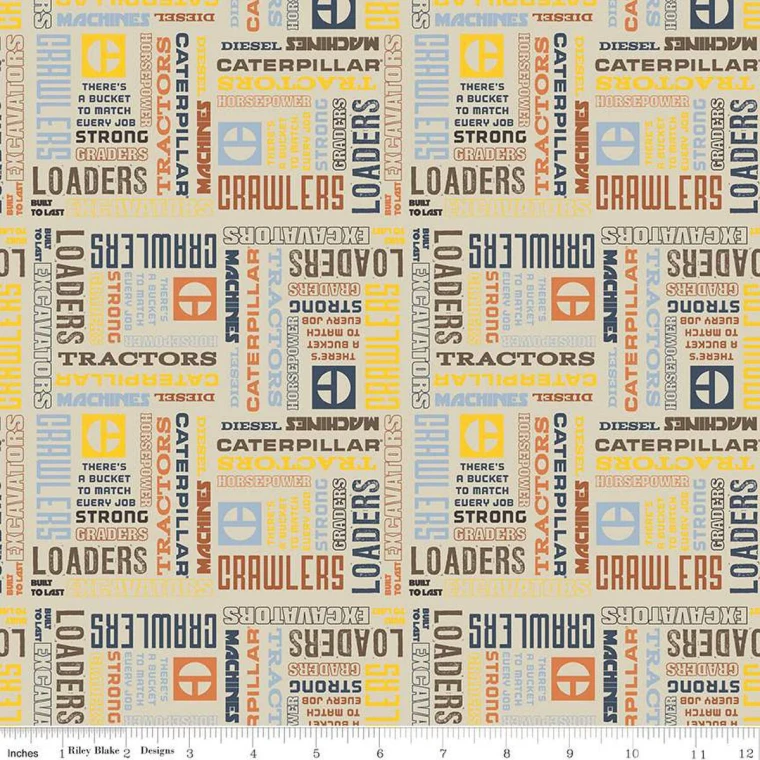 Vintage Text | Riley Blake Designs | per 50m cm