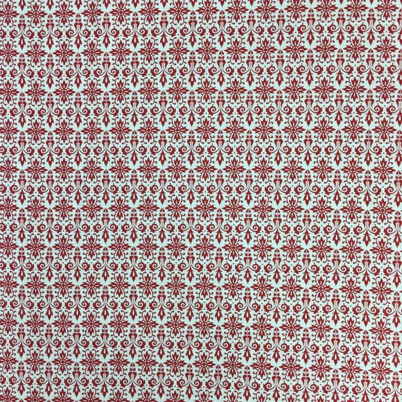 Black Tie Boogie in Red | Red Rooster Fabric | per 10 cm