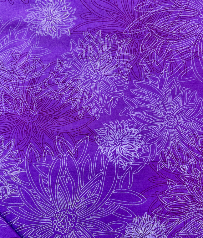 Floral Elements Collection in Purple | Pat Bravo by Art Gallery Fabrics | per 10cm