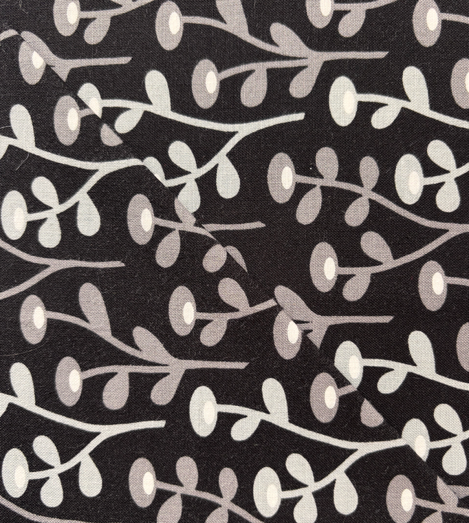 Blob Blob in Black | Copenhagen Prints | per 10cm