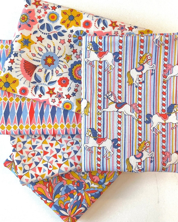 Summer Fair FQ Bundle in Red | Liberty | per bundle