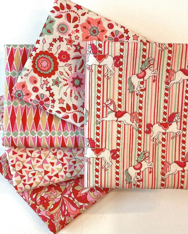 Summer Fair Fat Eighth Bundle in Pink | Liberty | per bundle
