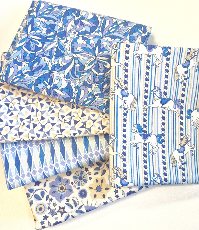 Summer Fair FQ Bundle in Blue | Liberty | per bundle