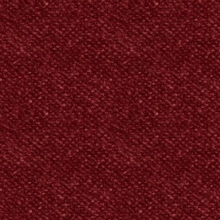 Herringbone in Brick Red | Woolies Flannel by Bonnie Sullivan | per 10cm