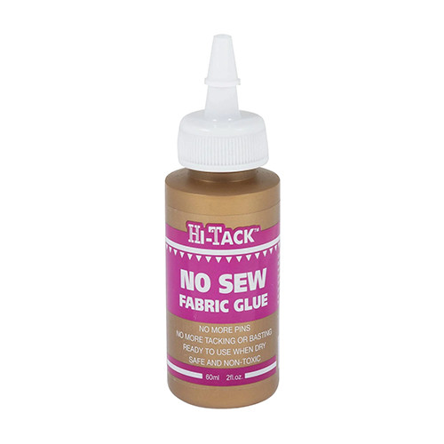 No Sew Fabric Glue 60ml | Hi-Tack