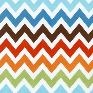 Chevron Stripe in Bermuda Remix | Ann Kelle | per 10cm