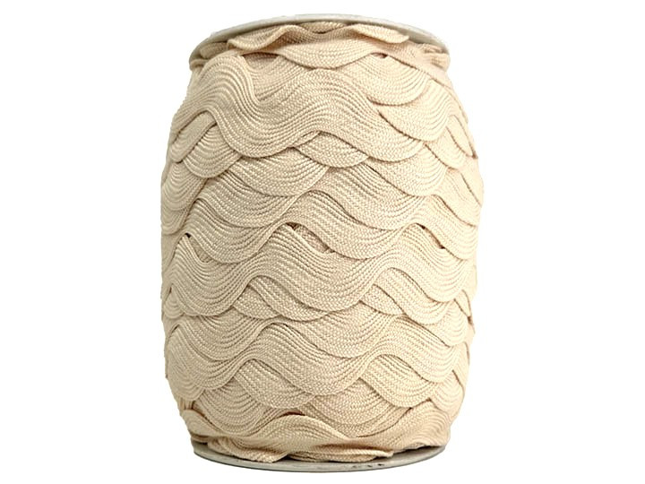Ric Rac 40mm in Ivory | Polyester | per metre