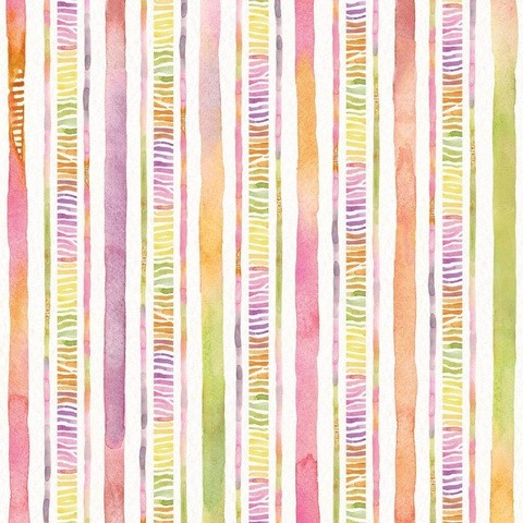 Little Darlings Safari in Woodland Stripes | Sillier than Sally by P&B Textiles | per 10cm