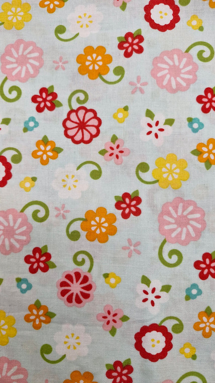 LUCKY LAST PIECE Floral in Soft Blue | Simply Sweet by Lori Whitlock | per 85cm
