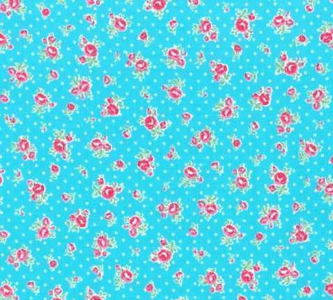 LUCKY LAST PIECE Paisley in Blue | Flower Sugar by Lecien | per 95cm