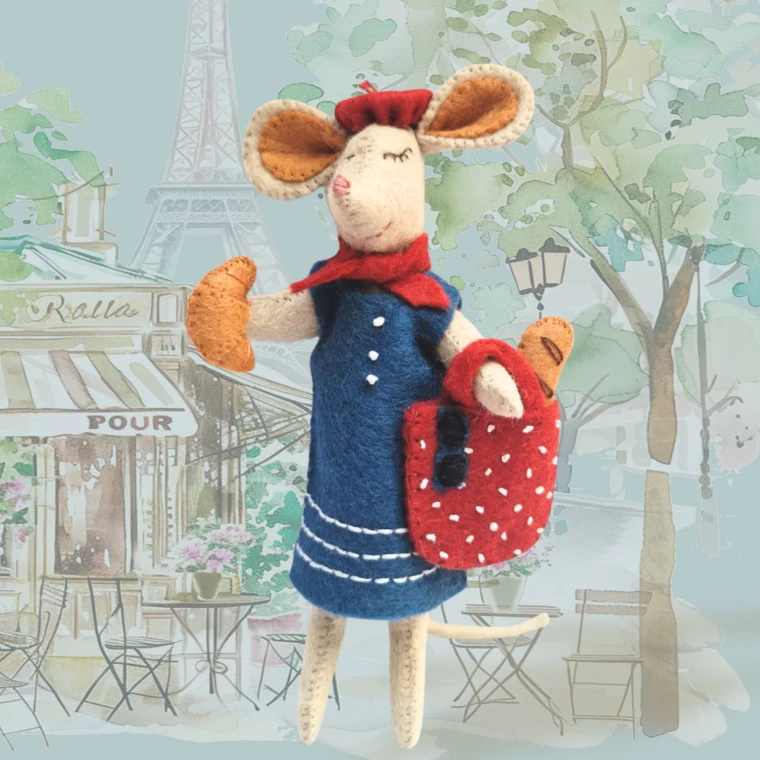 Little Mouse in Paris Felt Craft Mini Kit