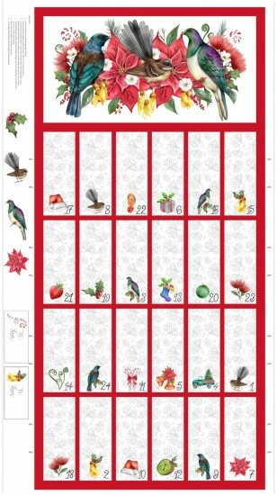 Festive Advent Panel | Fiona Clarke | per 60cm panel