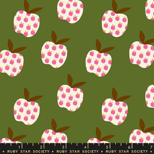 Big Apple in Neon Pink | Mystic Fable by Ruby Star Society | per 10cm