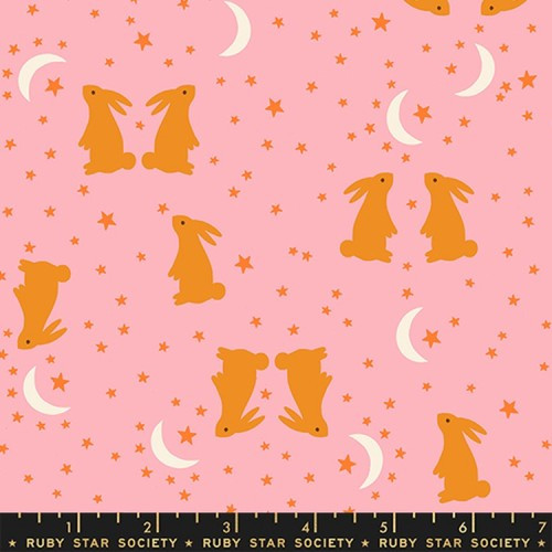Bunnies in Rosebud | Mystic Fable by Ruby Star Society | per 10cm