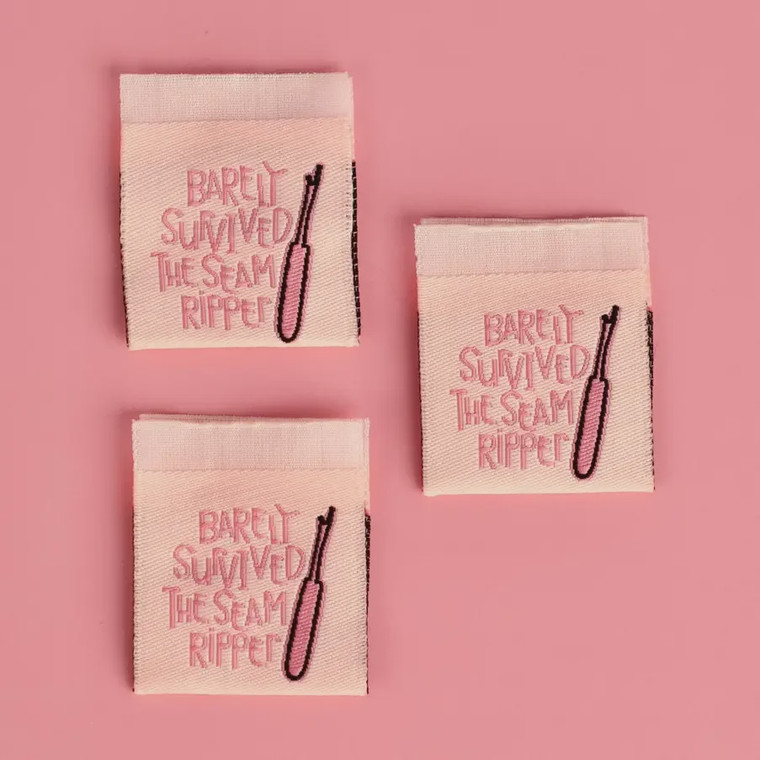 Barely Survived Sewing In Labels by Kati Cupcake