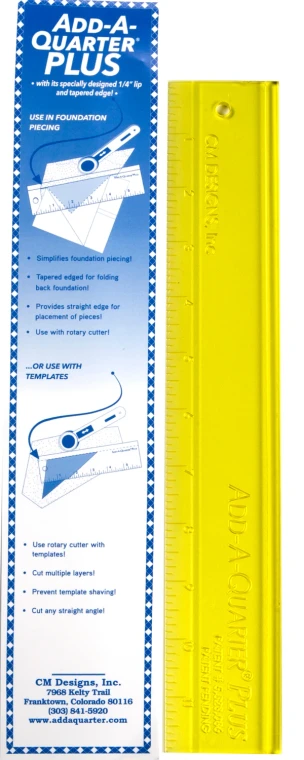 Add A Quarter Ruler 12" Plus