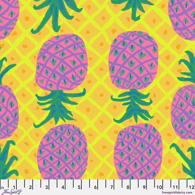 Upside Down in Yellow | August 2026 by Kaffe Fassett | per 10cm