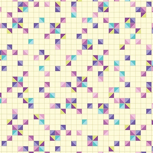Modern Triangles in Butter | Twilight Serenade by Amanda Murphy | per 10cm