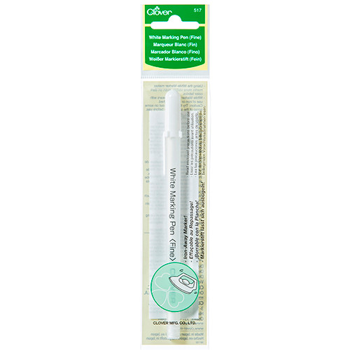 White Marking Pen Fine | Clover