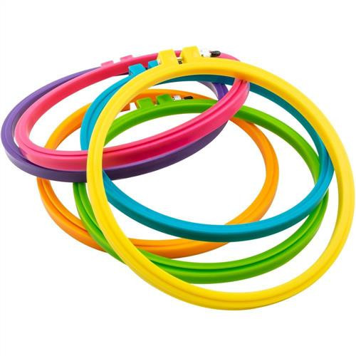 Hoop-La Plastic Embroidery Hoop | Susan Bates | 7"