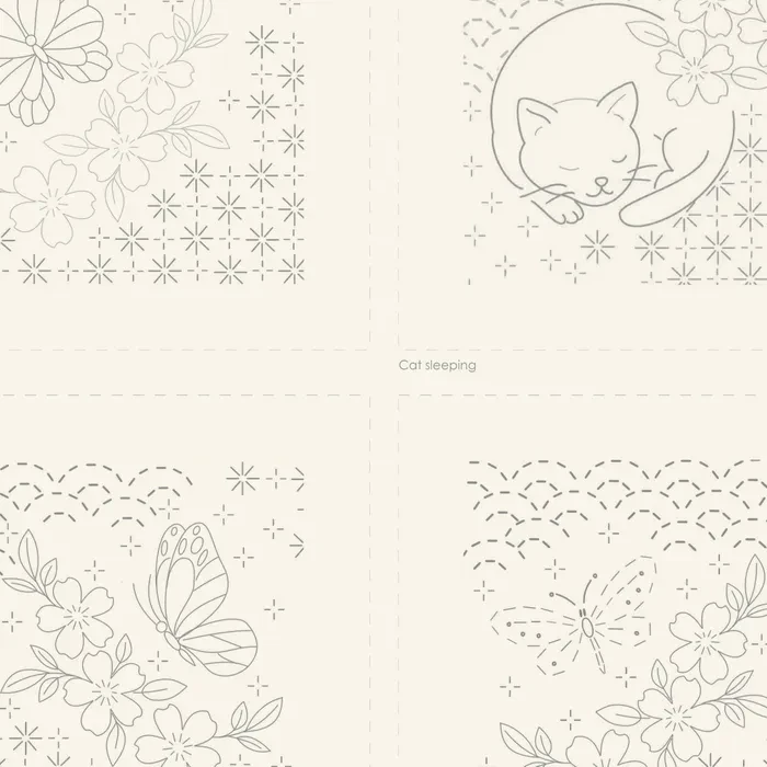 Blossom & Bloom Stitchery Panel | per 45cm panel