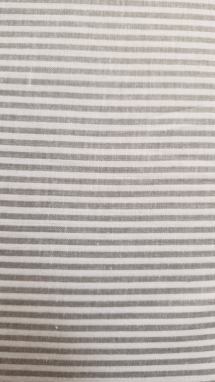 Woven Stripe in Slate | per 10cm