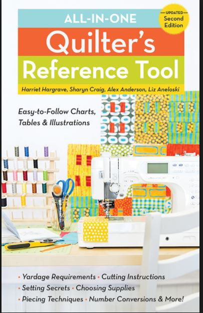 All-In-One Quilters Reference Tool Spiral Book with Harriet Hargrave, Sharyn Craig, Alex Anderson, Liz Aneloski