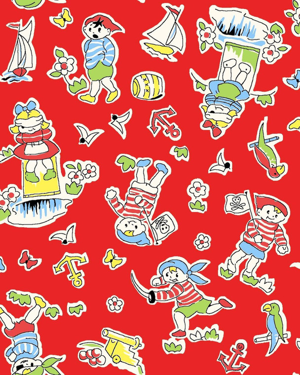 Pirates in Red | Playtime by River's Bend RB Studios |per half metre length