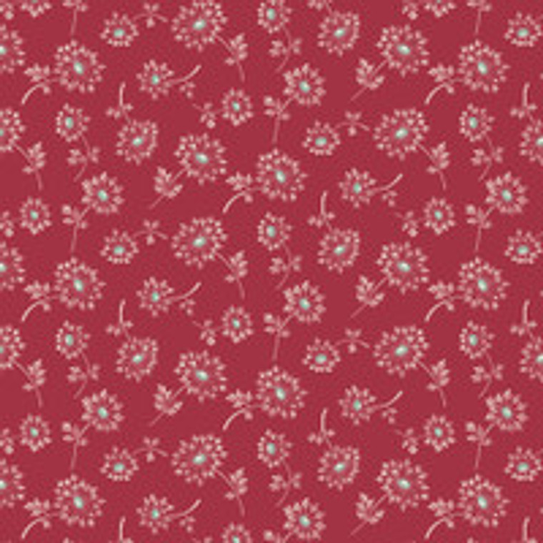 Super Bloom Dandelion Ruby| Edyta Sitar Laundry Basket Quilts | per 10cm