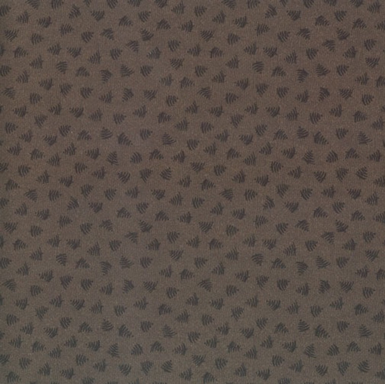 Fir Trees on Brown | Scandinavian Christmas II by Lynette Anderson | per 10cm