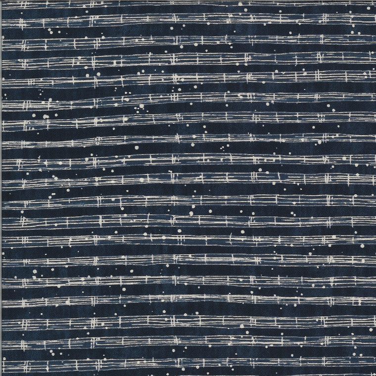 Stave Duke | The Blues by Janet Clare, Moda | 1/2 metre length