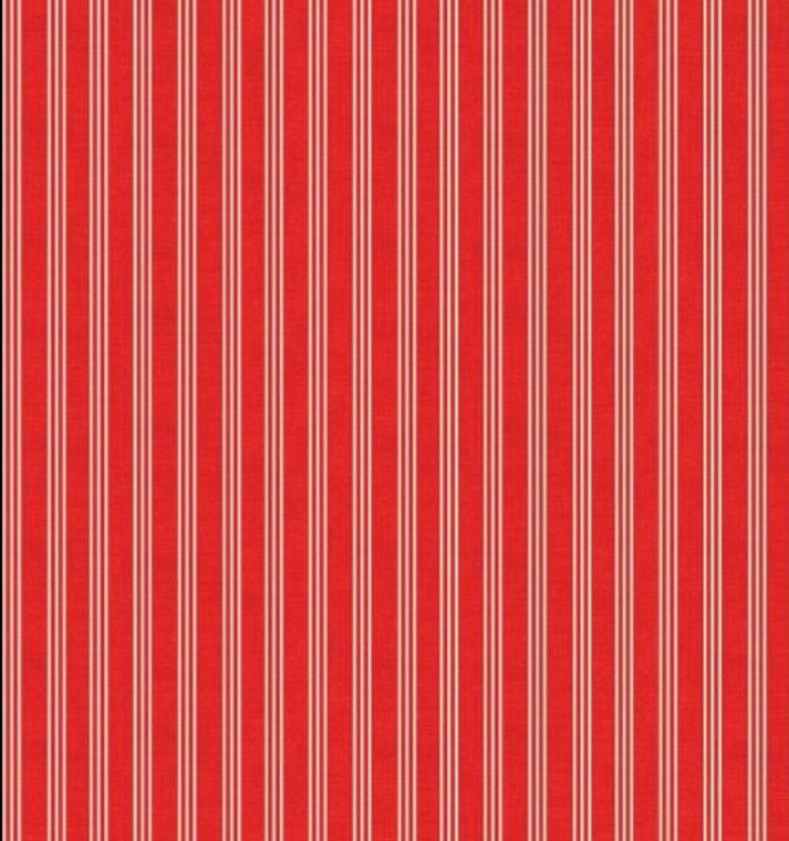 Scandi  Christmas 1780 Triple stripe Red - per half metre length