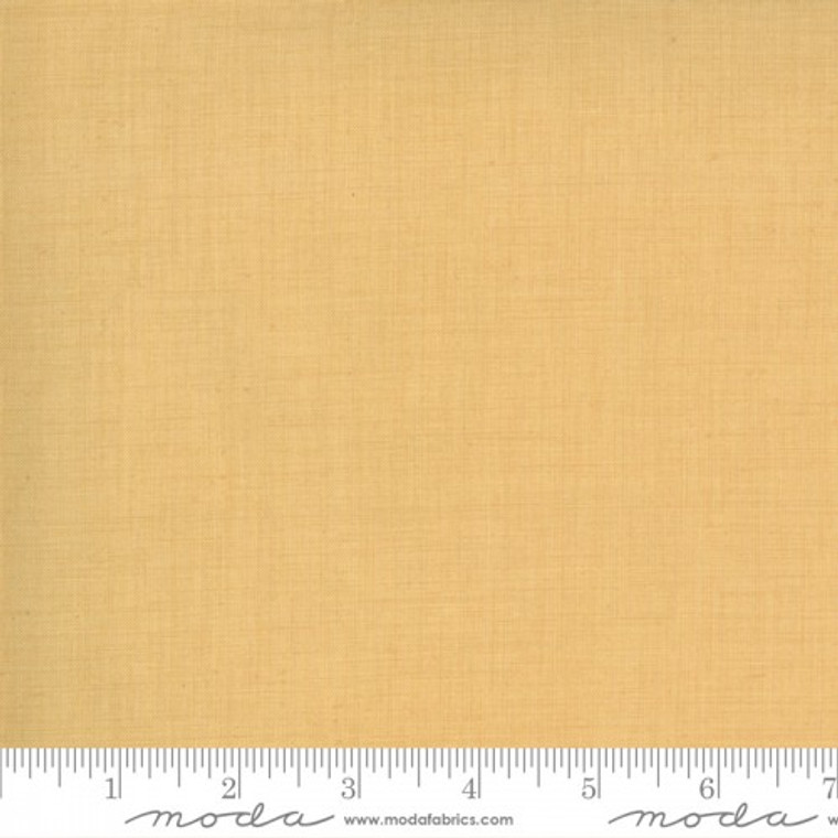 French General Linen Texture - Saffron - per half metre length