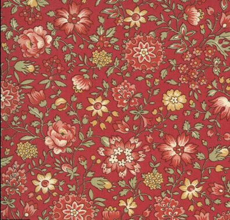 French General  Givemyv - Rouge - per half metre length