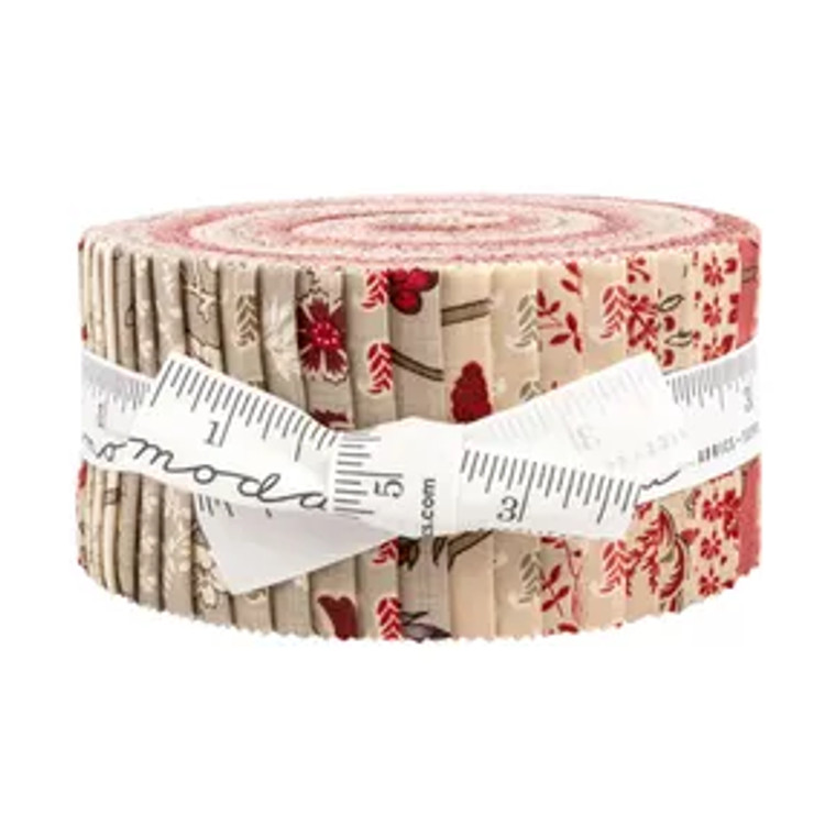 French General - Bonheur de Jour  2 1/2" Jelly Roll