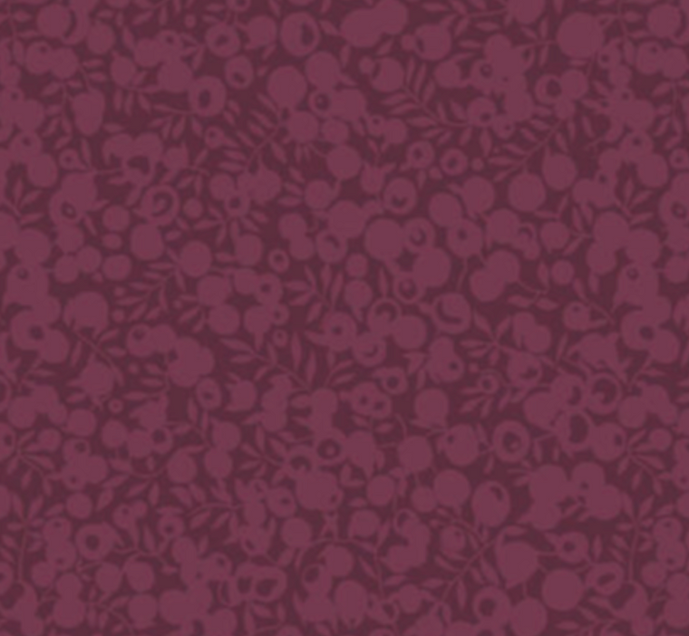Wiltshire Shadow in Mulberry | from Liberty | per quarter metre