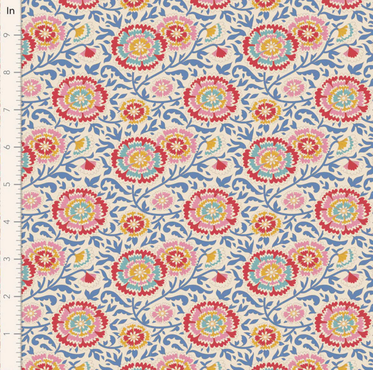 Elodie Blue | Jubilee by Tilda | per quarter metre