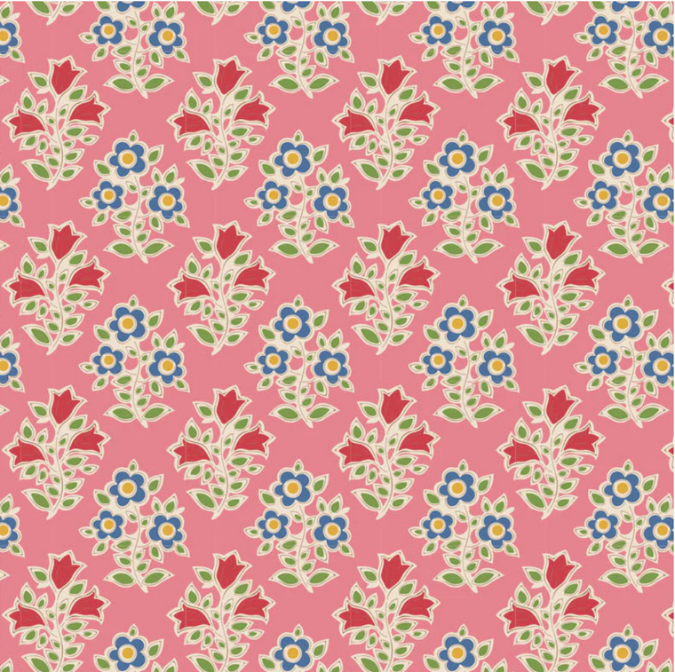 Farm Flowers Pink | Jubilee by Tilda | per quarter metre