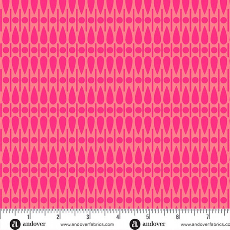 Scatter in Coral | Sun Prints 2024 by Alison Glass | per quarter metre
