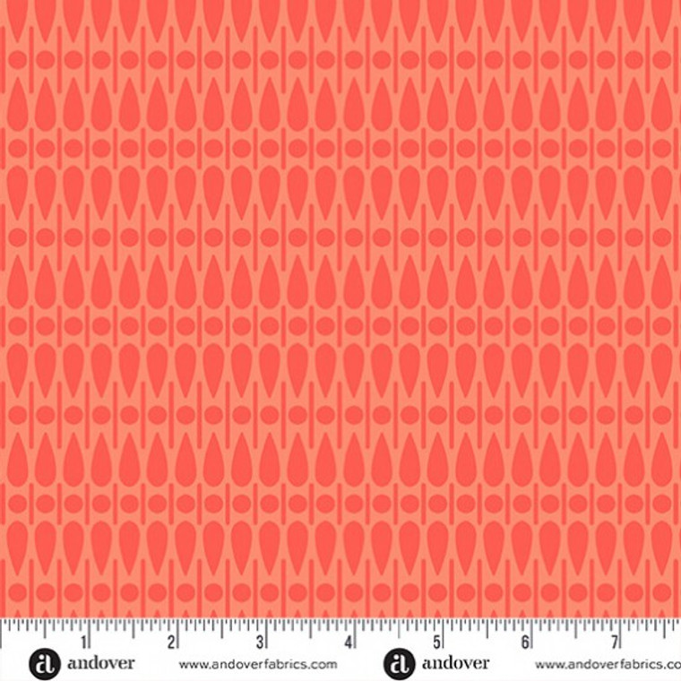 Scatter in Tangerine | Sun Prints 2024 by Alison Glass | per quarter metre