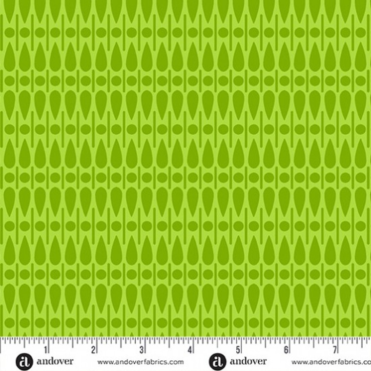 Scatter in Lime | Sun Prints 2024 by Alison Glass | per quarter metre