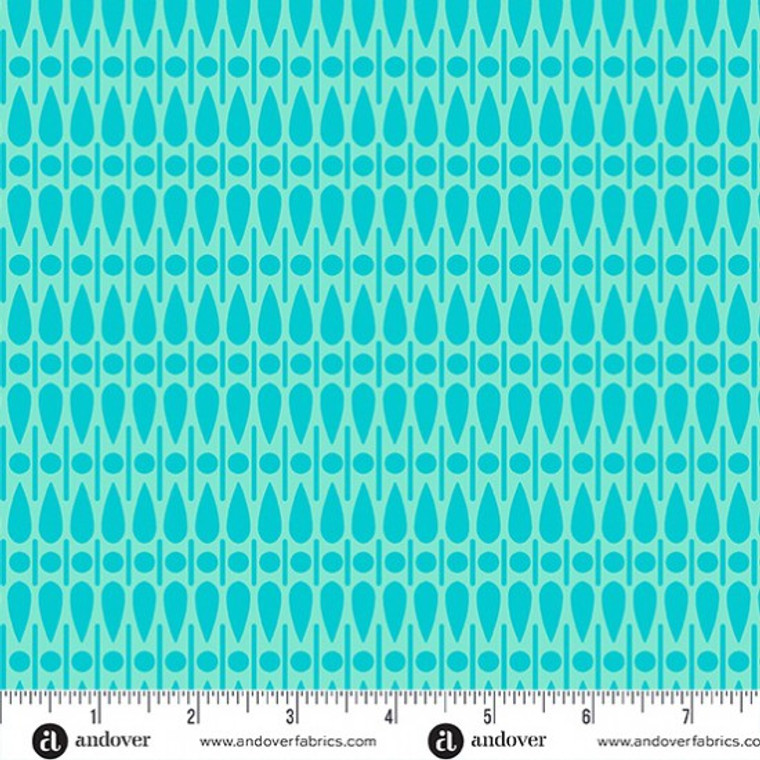 Scatter in Aqua | Sun Prints 2024 by Alison Glass | per quarter metre