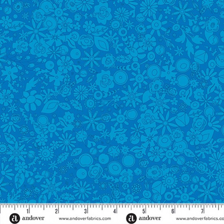 Woodland in Blue | Sun Prints 2024 by Alison Glass | per quarter metre