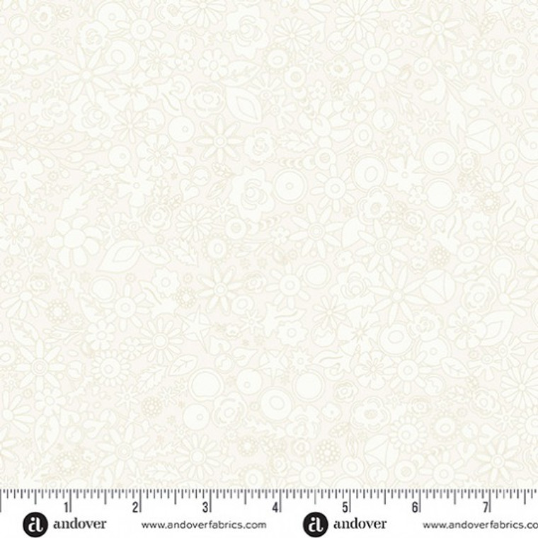 Woodland in Oyster | Sun Prints 2024 by Alison Glass | per quarter metre