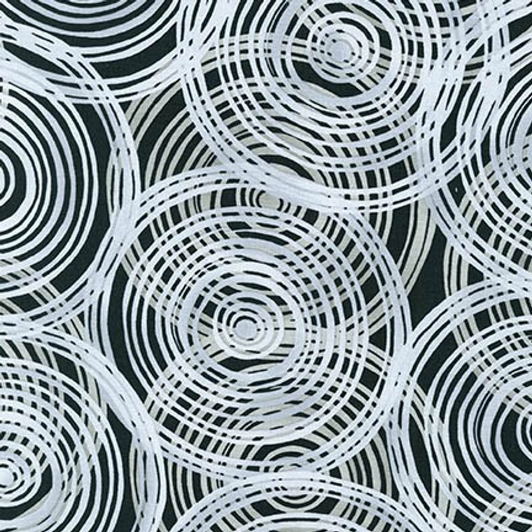 Circles in Charcoal | Marks by Valori Wells | per quarter metre