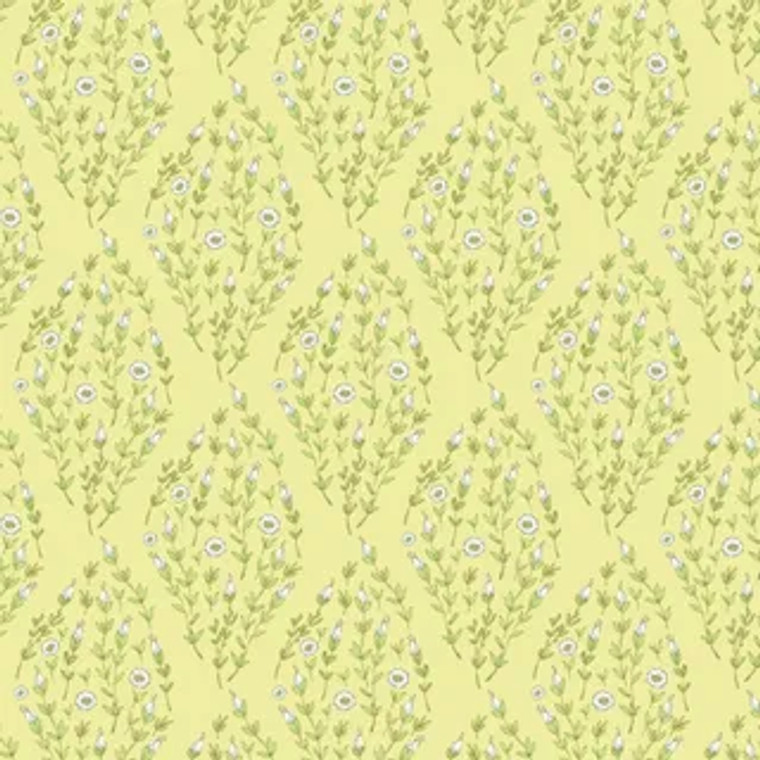 Foliage in Yellow | Playful Spring | per quarter metre